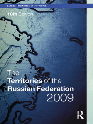cover image of The Territories of the Russian Federation 2009